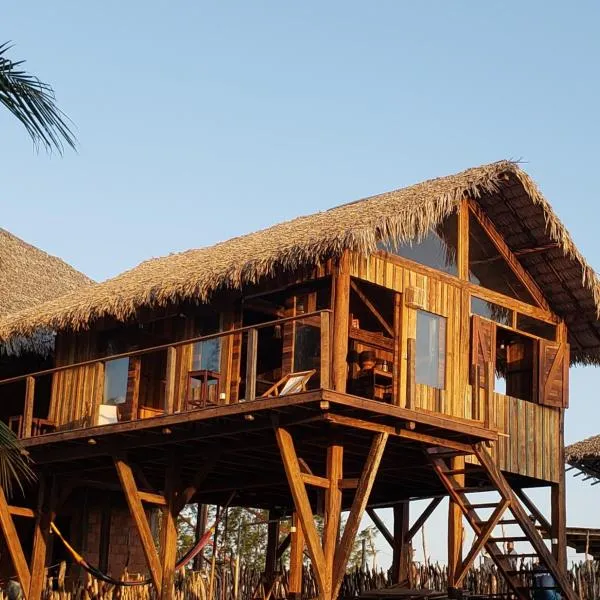Divino Tatajuba eco-bungalow, beach kite front, amazing view!